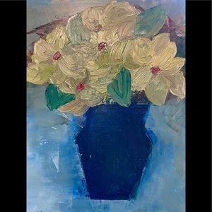 Flourishing Buds. Oil Painting 11”x14”